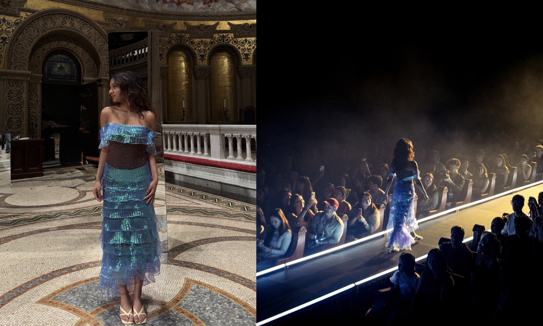 stage and side view