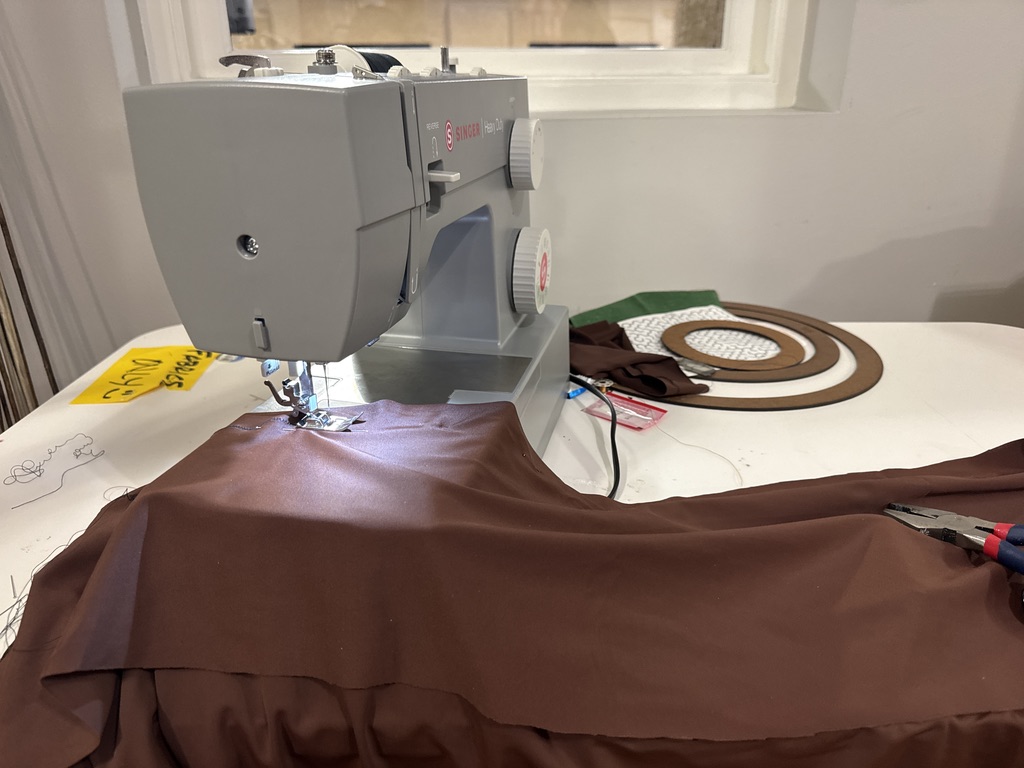 sewing the slip
